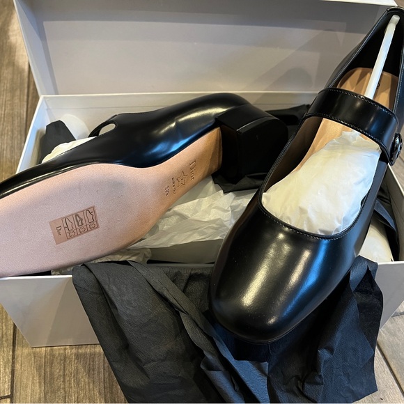 Dior Black Mary Jane Pumps
